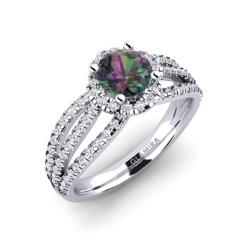 Mystic Topaz Engagement Ring Karla