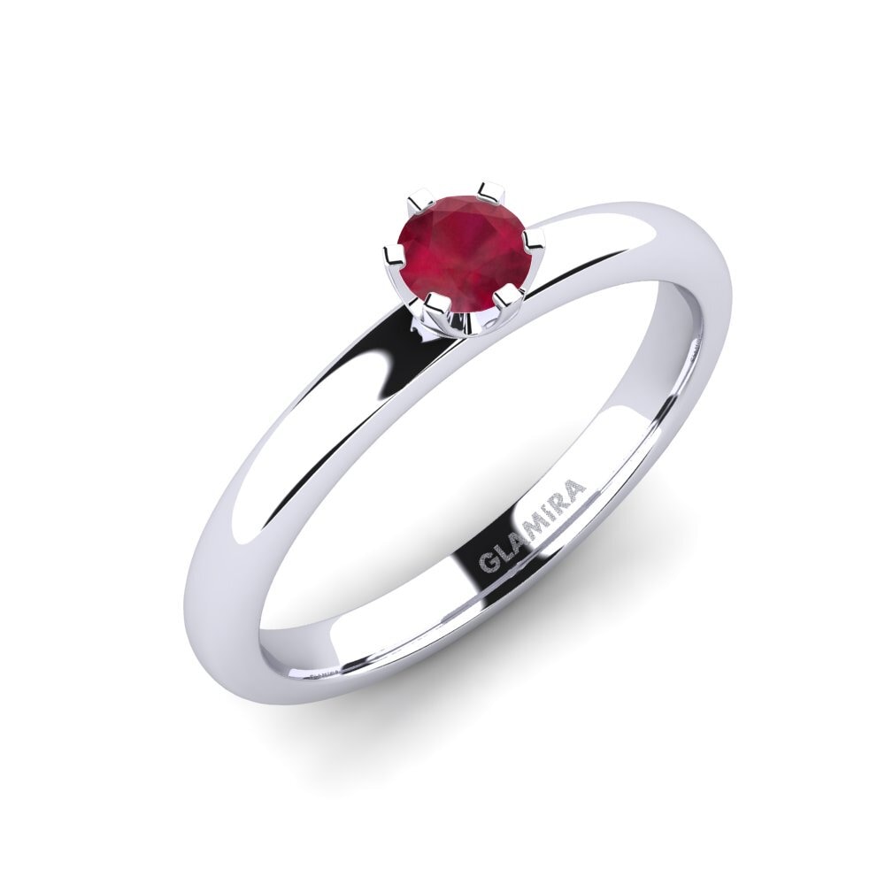Ruby Engagement Ring Katherina 0.25crt
