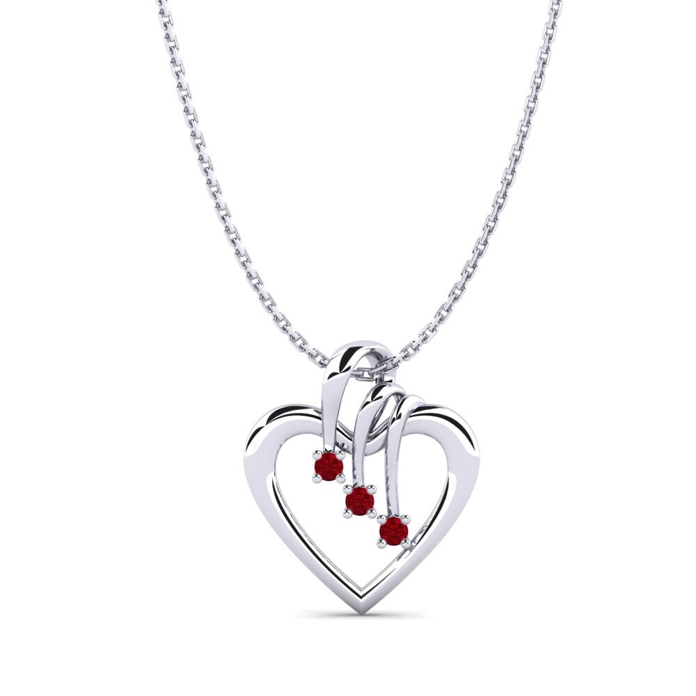 Red Zirconia Women's Pendant Katrin