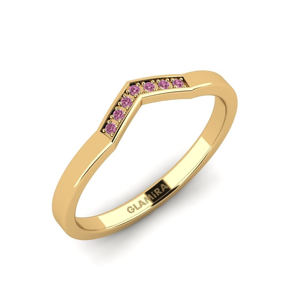 Vàng 9K Đá Rhodolite Nhẫn đính hôn Keyser B