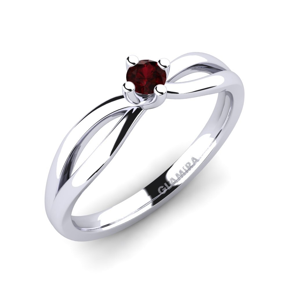 Garnet Engagement Ring Layla 0.1crt