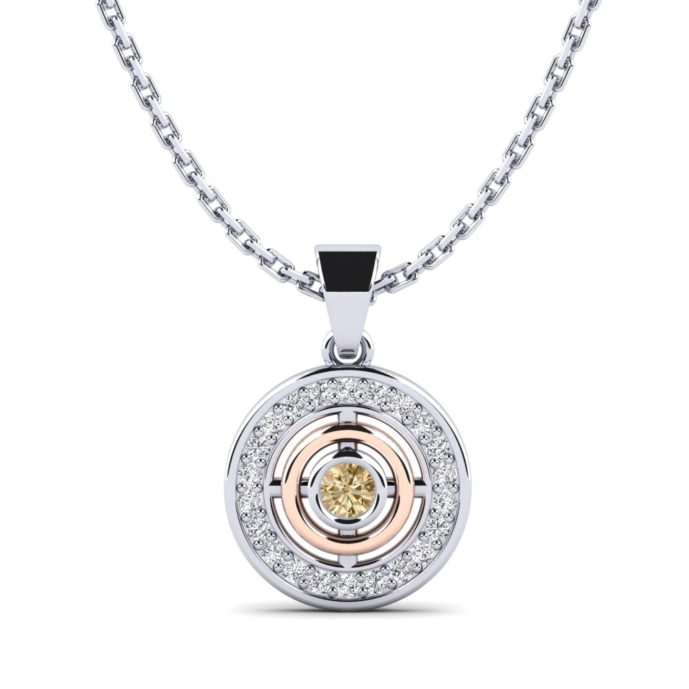 Diamant Brun Pendentif pour femme Leaguer
