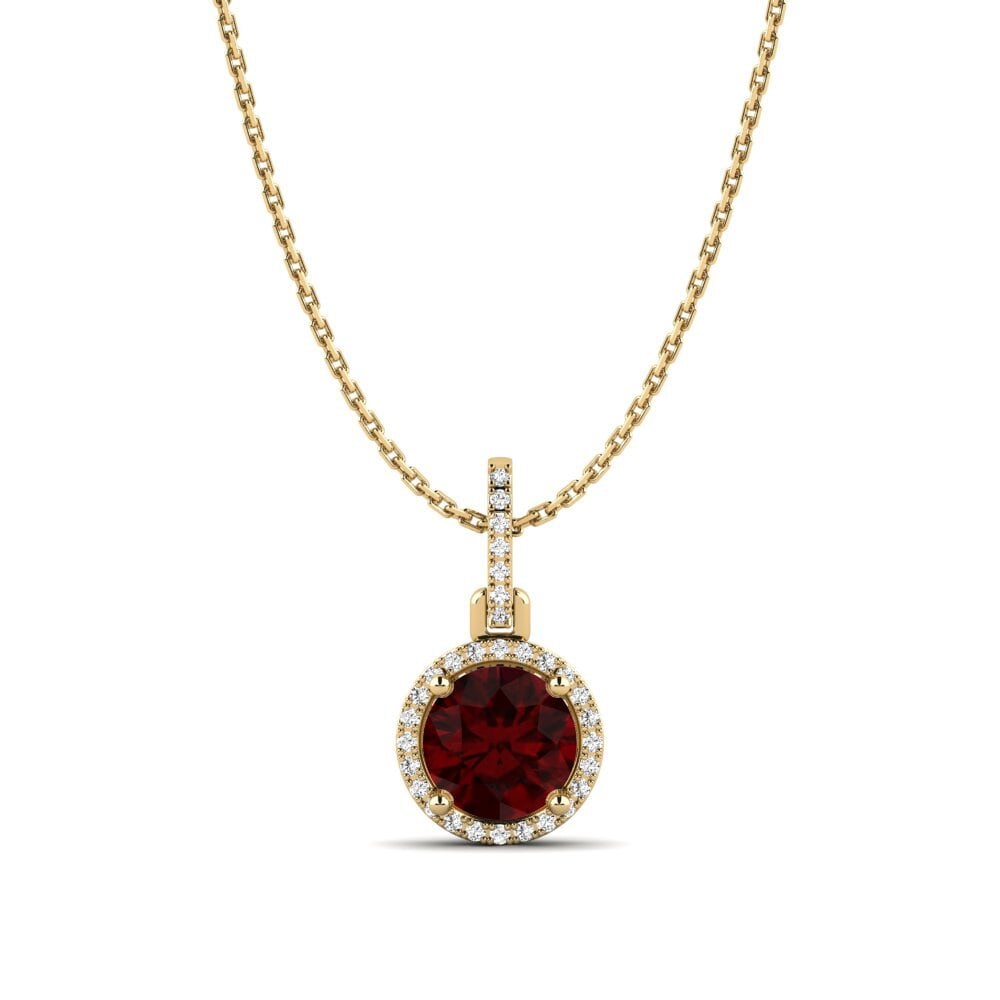 Granate Collar de Mujer Lesley