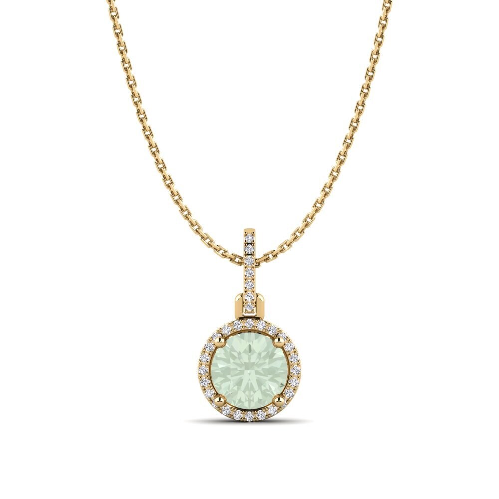 Green Amethyst Women's Pendant Lesley