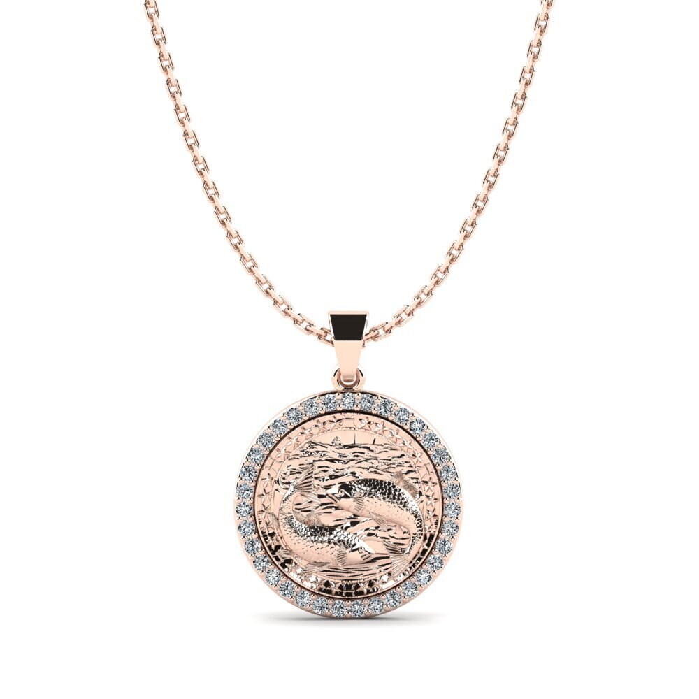 Zirconia Women's Pendant Magdalene - Pisces
