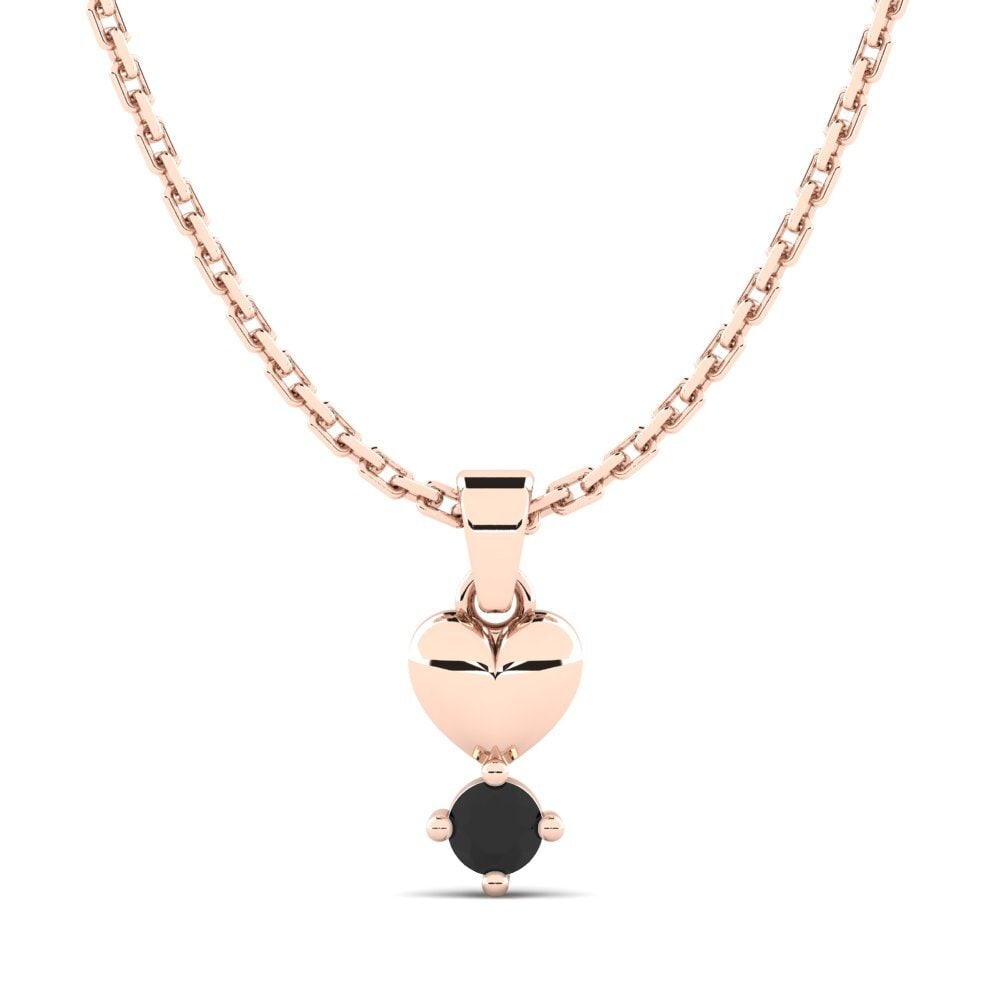 Black Sapphire Women's Pendant Manger