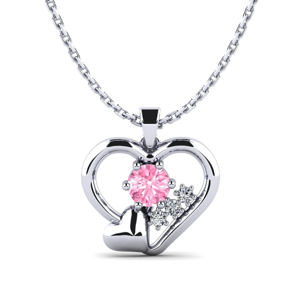 Pink Sapphire Women's Pendant Marikkse