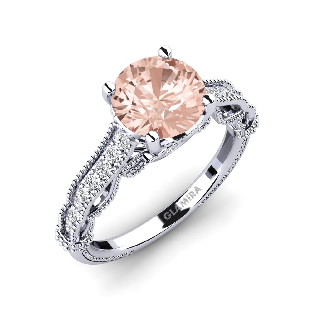 Morganite Bague de fiançailles Marilee