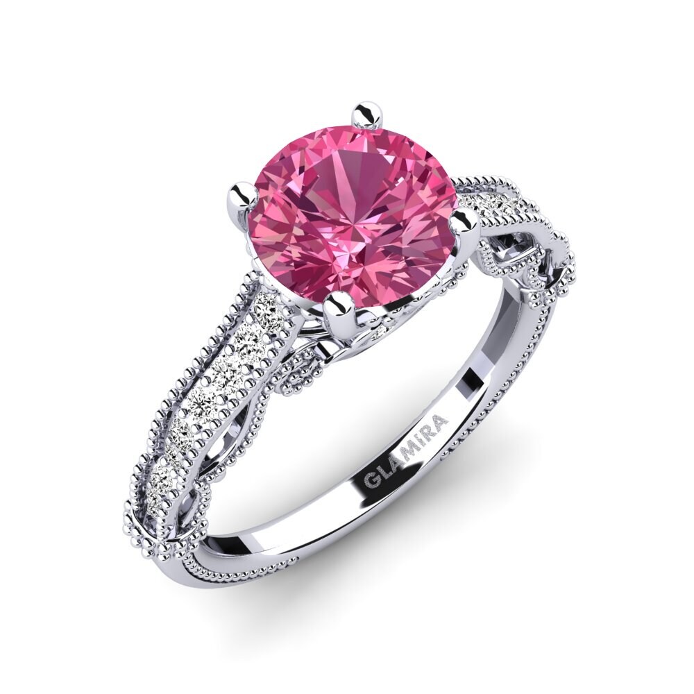 Tourmaline Rose Bague de fiançailles Marilee