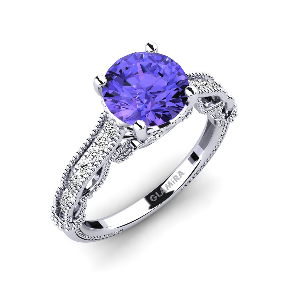 Tanzanita Anillo de compromiso Marilee