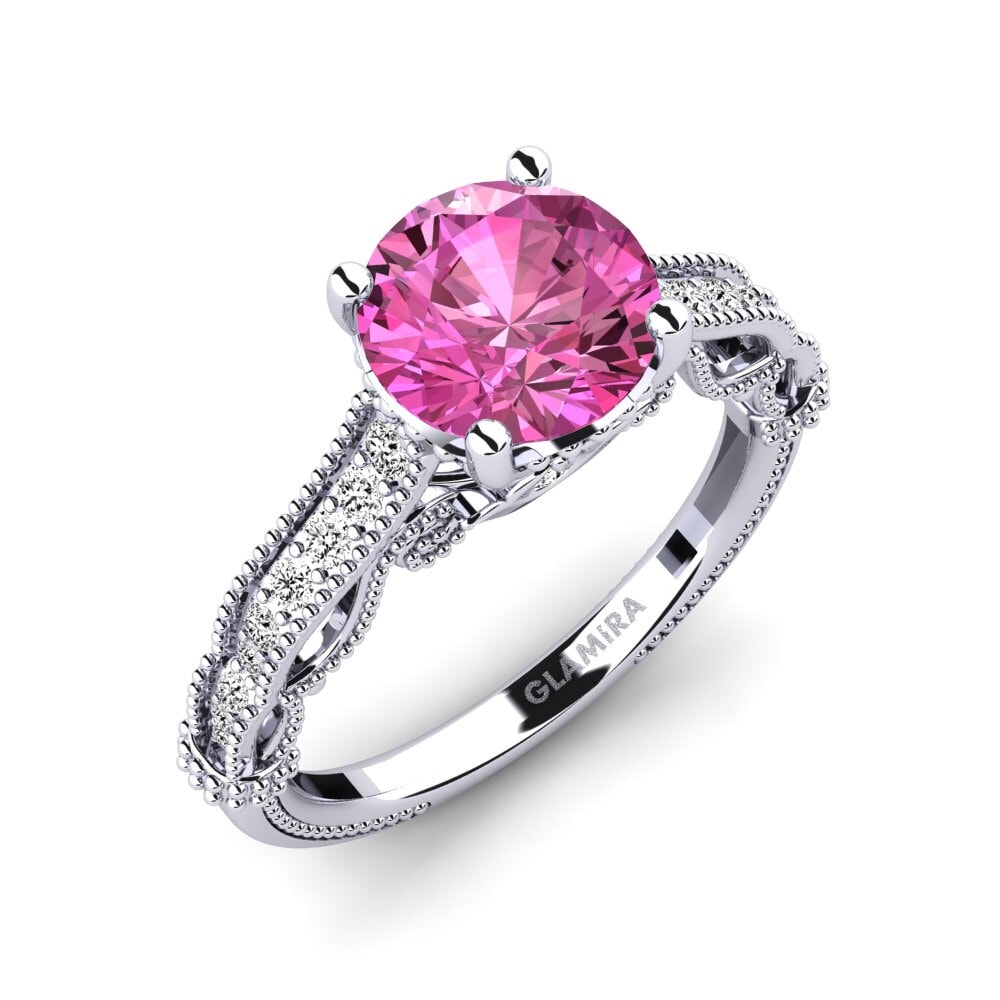 Topacio Rosa Anillo de compromiso Marilee