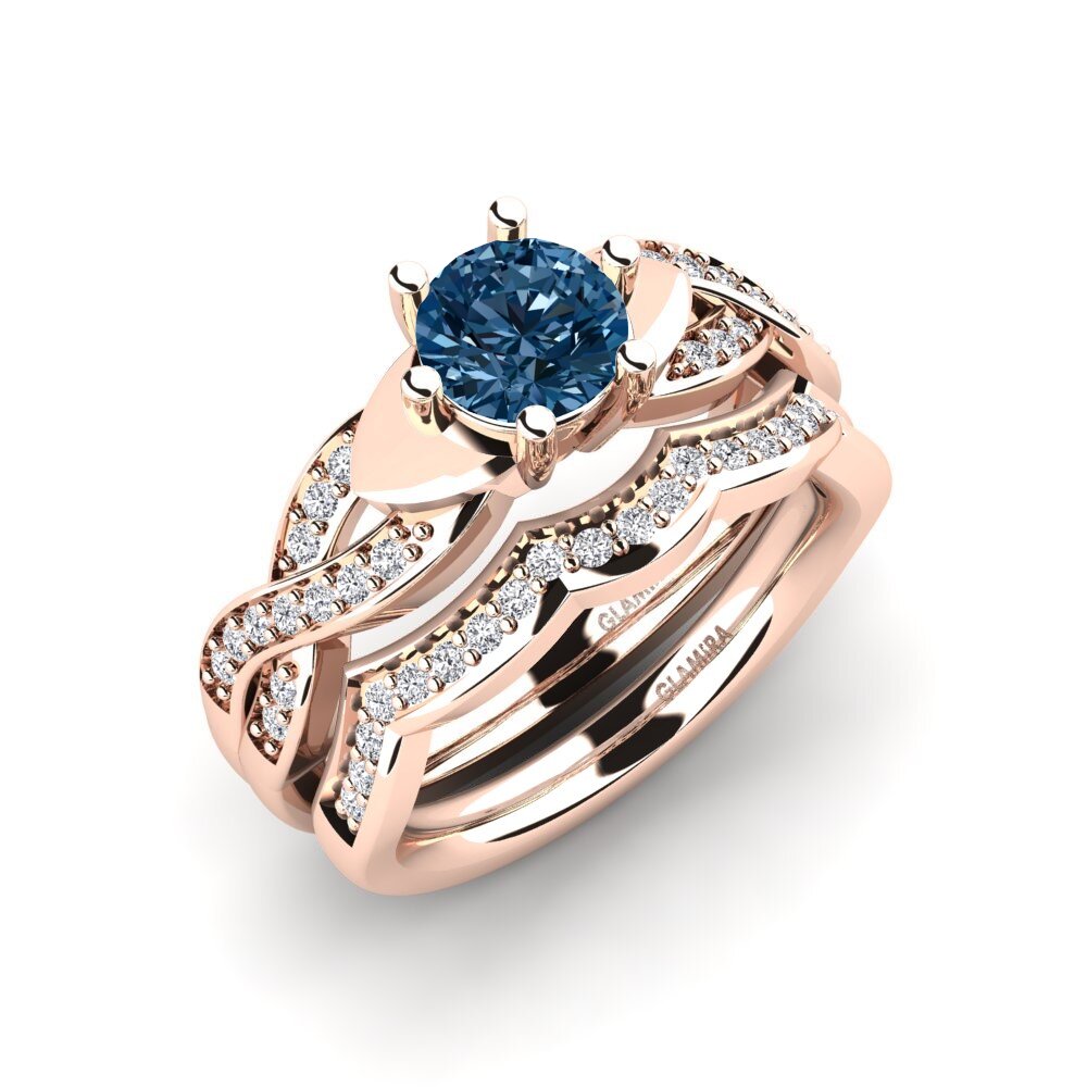 Berlian Biru Set Pengantin Marvelous