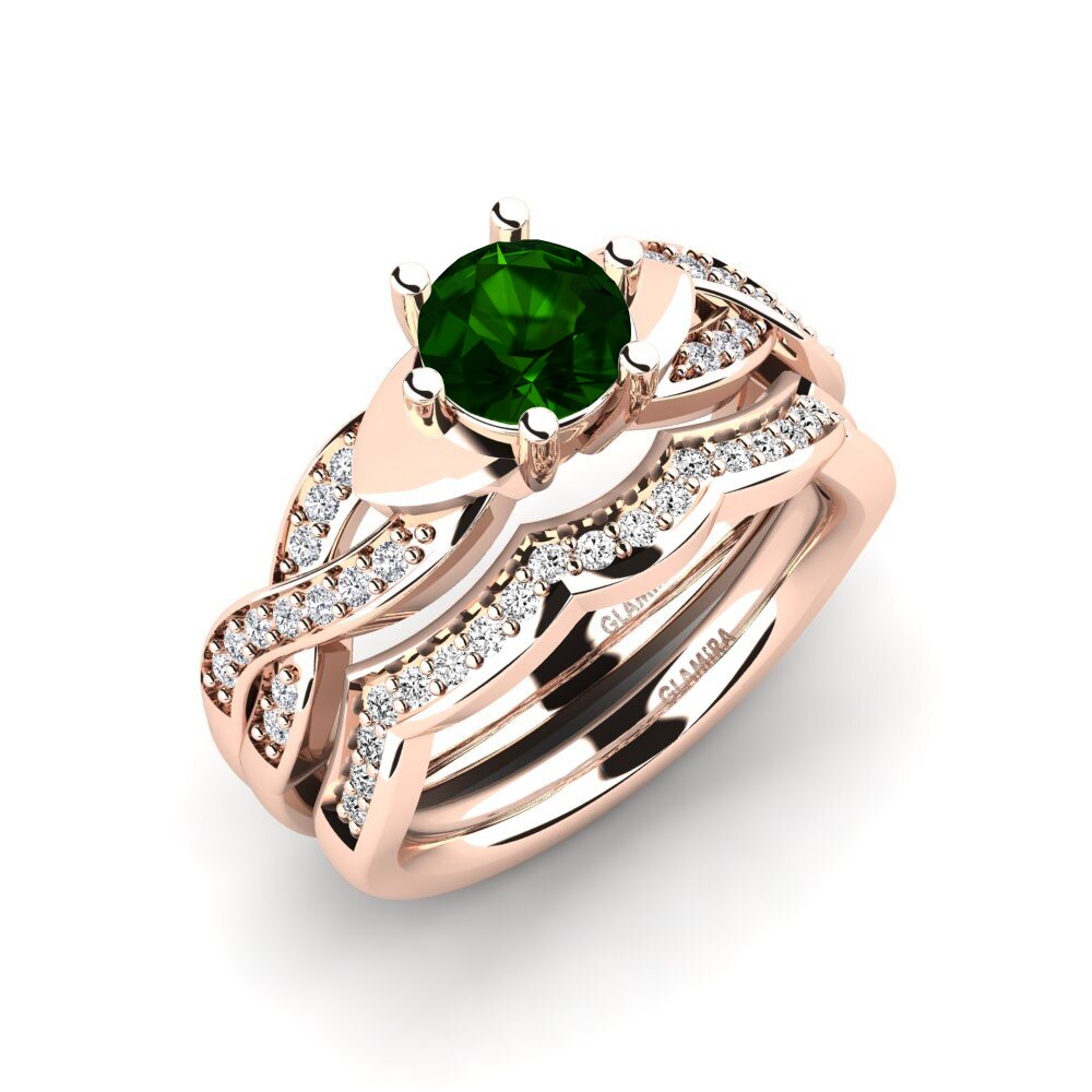 Green Tourmaline Bridal Set Marvelous
