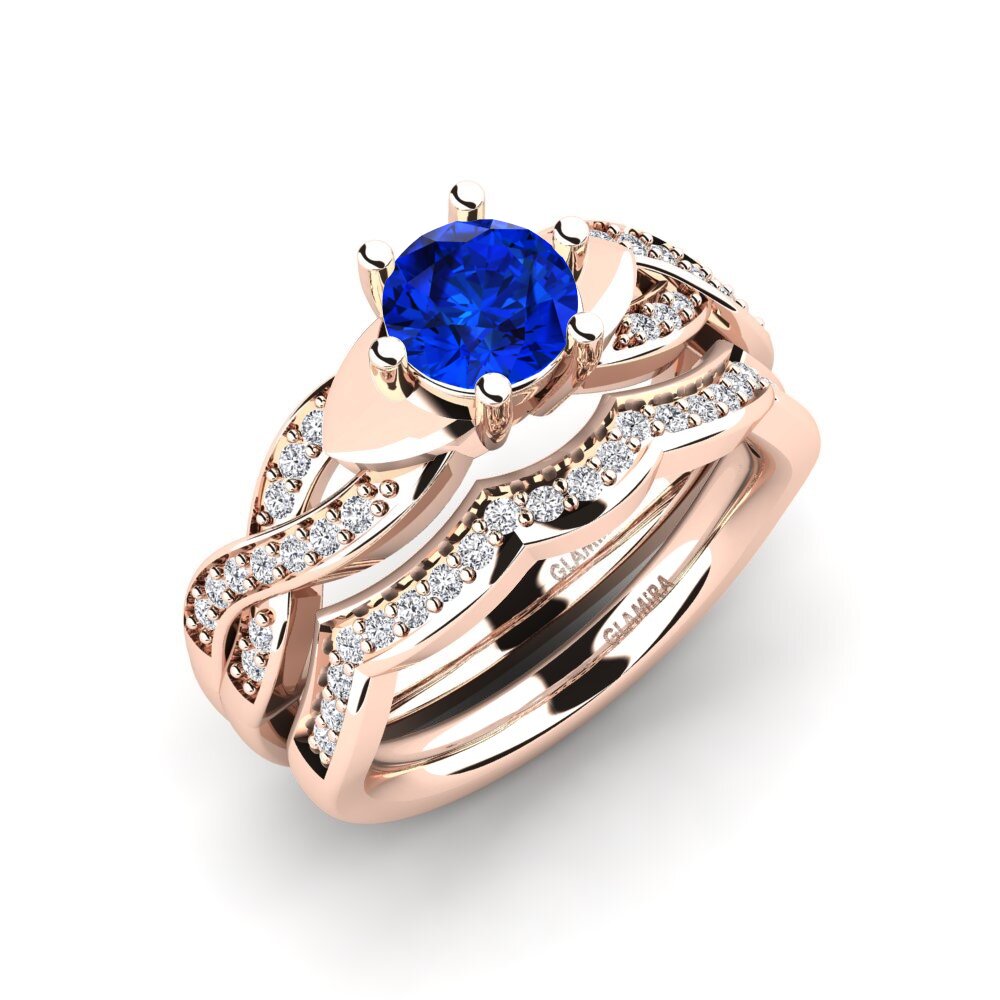 Safir (Dicipta di Makmal) Set Pengantin Marvelous