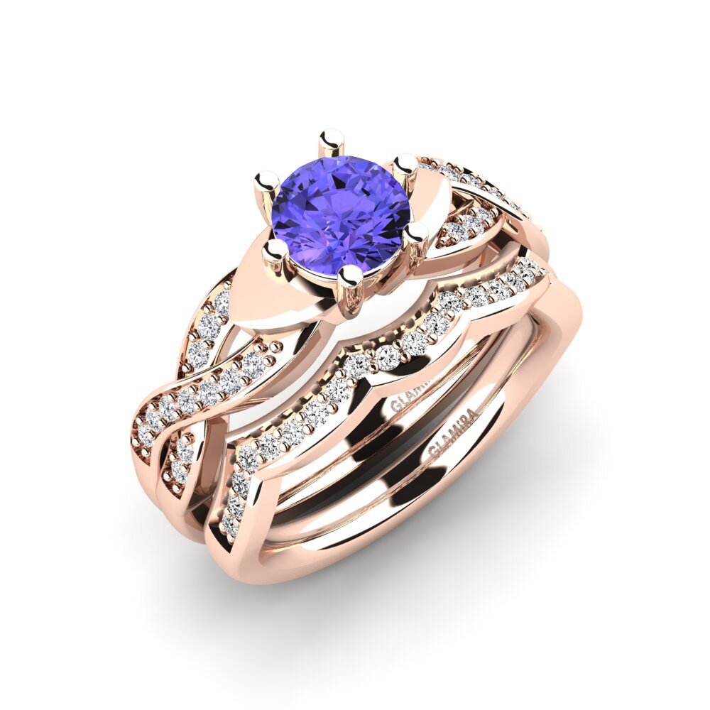 Tanzanite Bridal Set Marvelous