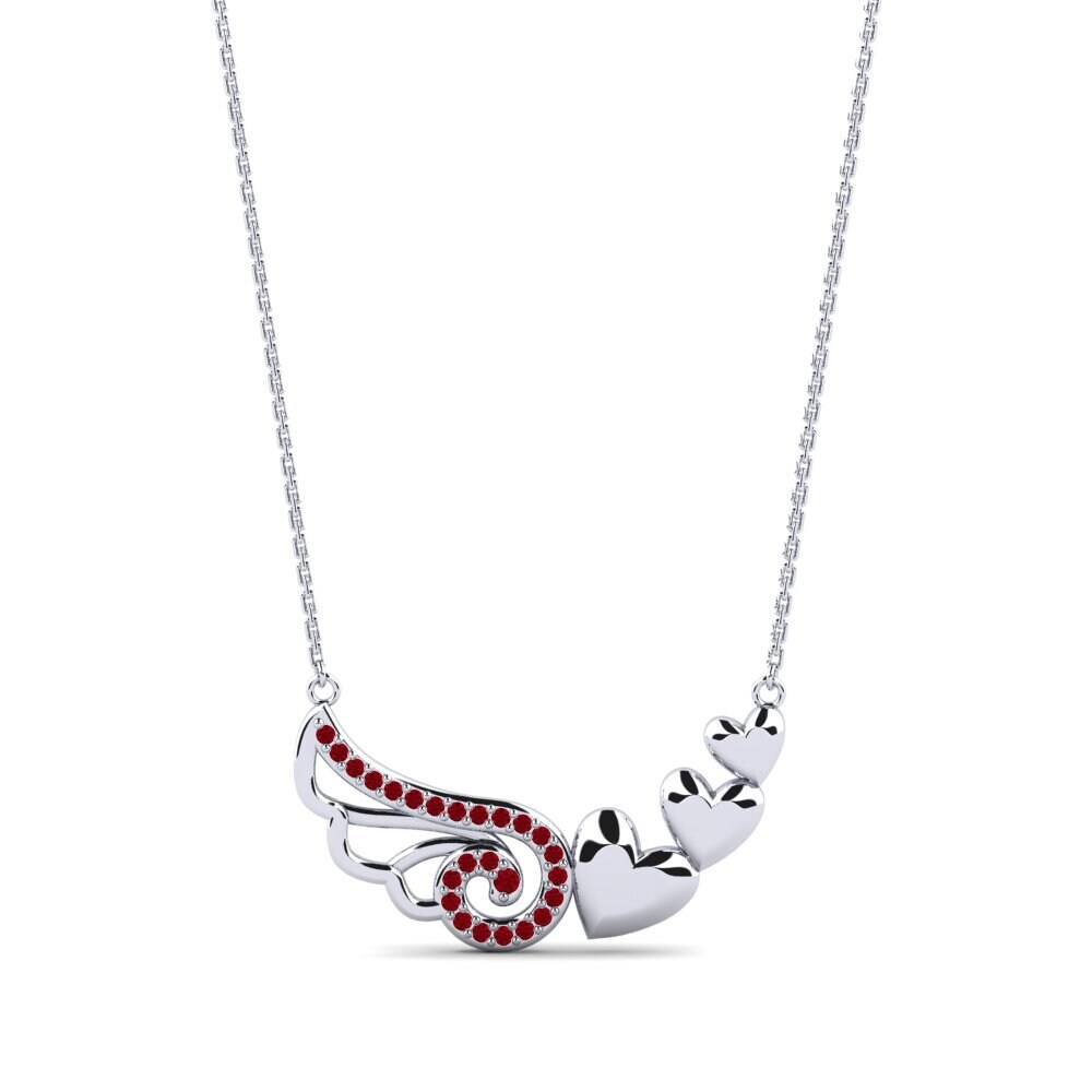 Red Zirconia Women's Necklace Mentha
