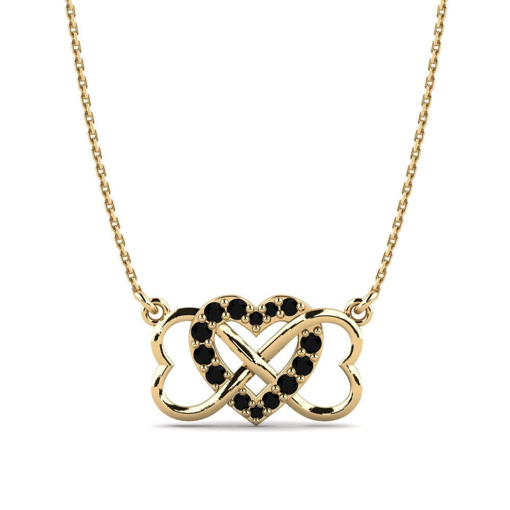 Black Sapphire Women's Necklace Meryl