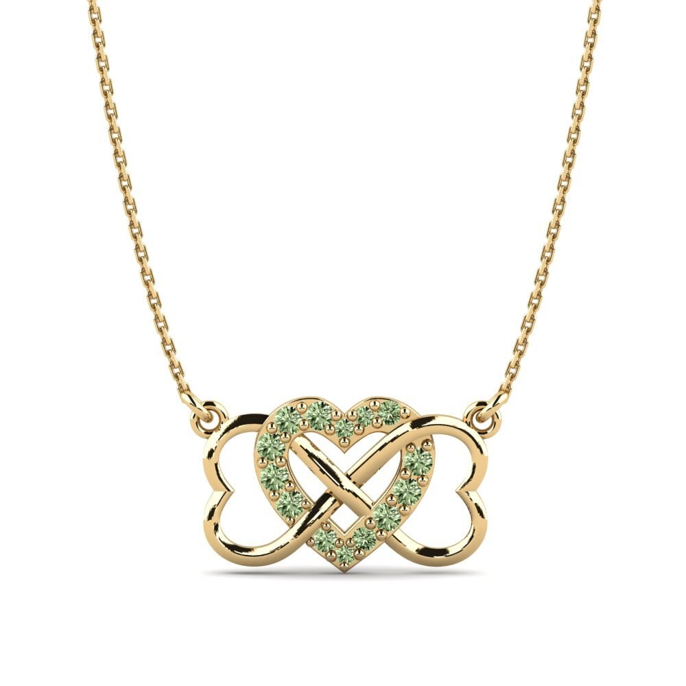 Diamant Vert Collier pour femme Meryl