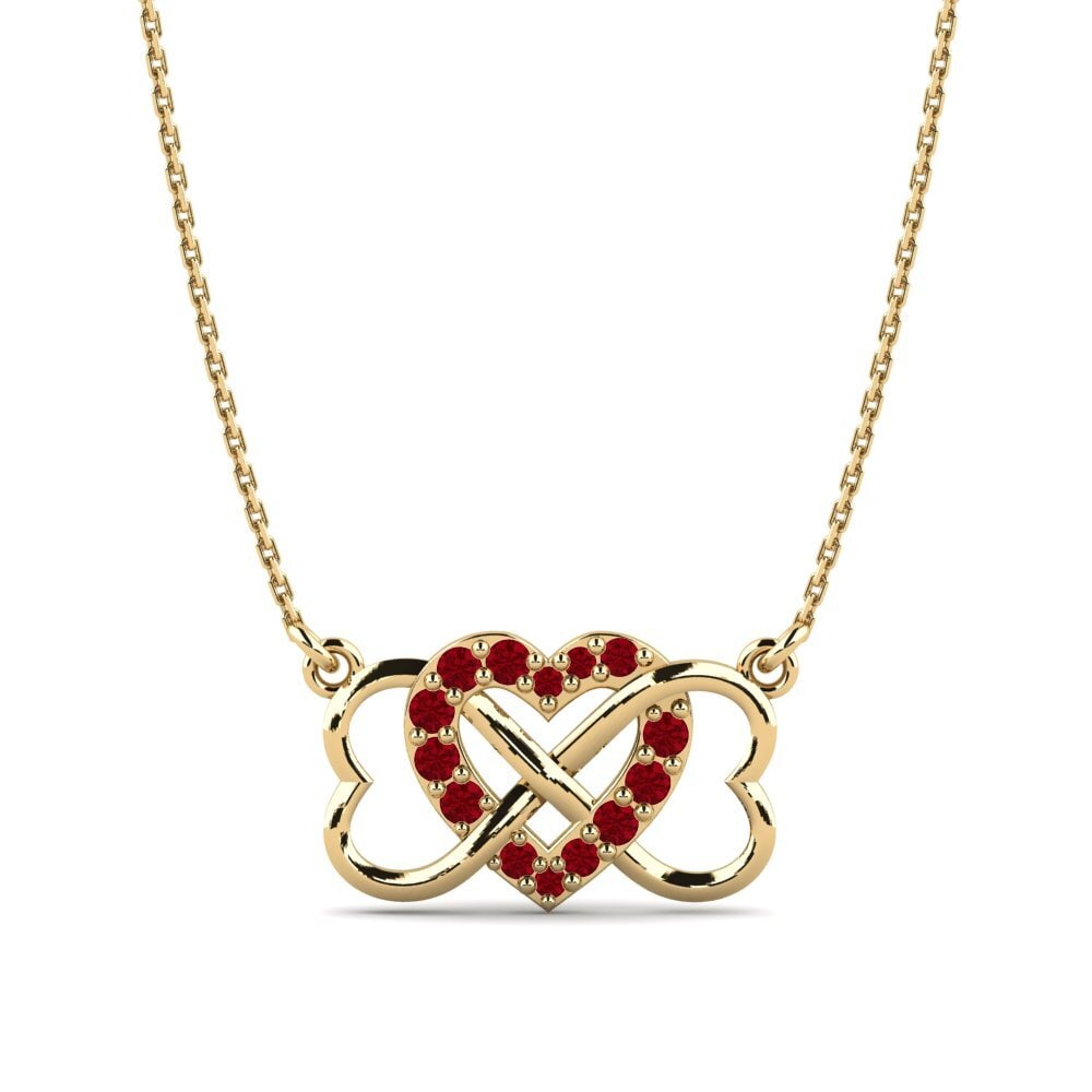 Red Zirconia Women's Necklace Meryl
