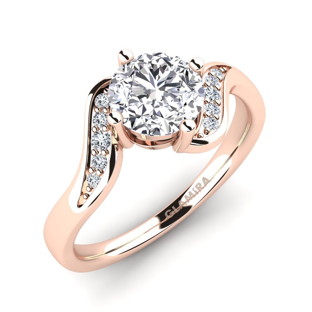 14ct Rose Gold Engagement Ring Miguelina