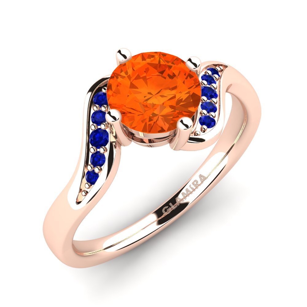18K Rose Gold Engagement Ring Miguelina