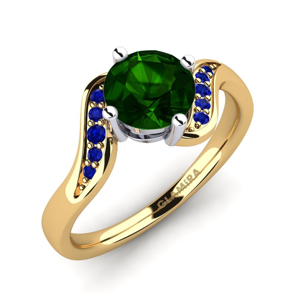 14ct Yellow / White Gold Engagement Ring Miguelina