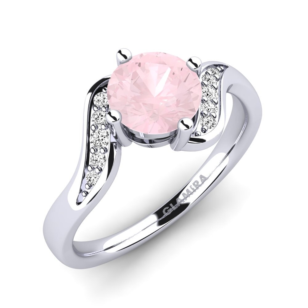 Rose Quartz Engagement Ring Miguelina