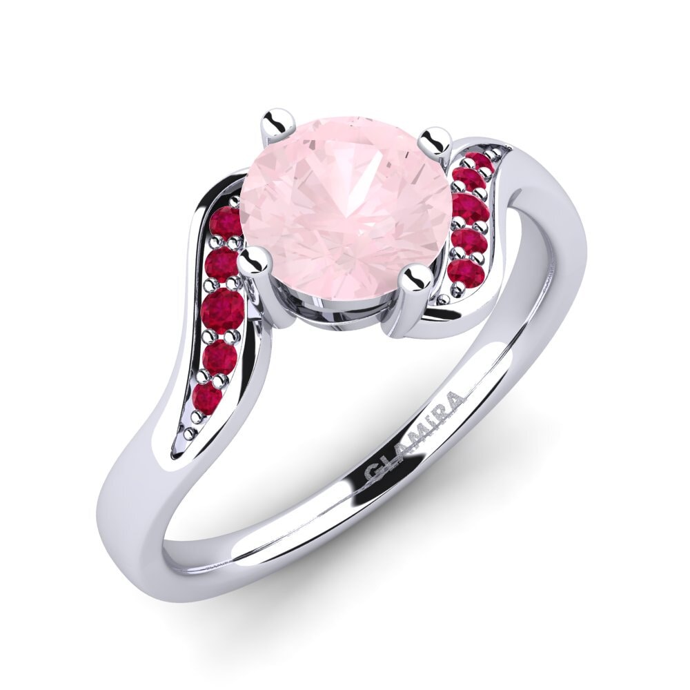 Rose Quartz Engagement Ring Miguelina