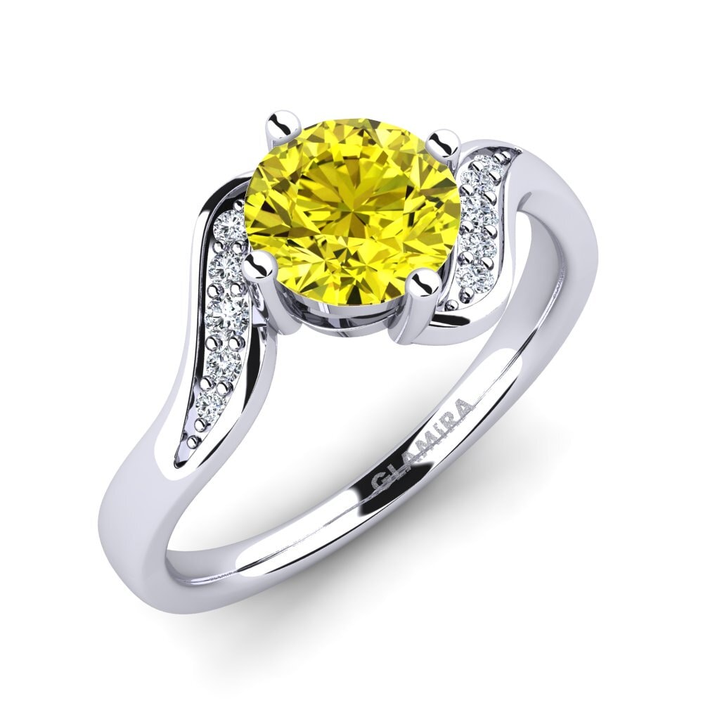 Yellow Diamond Engagement Ring Miguelina