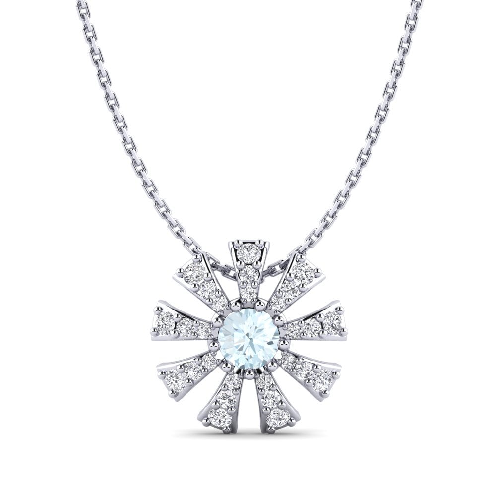 Aquamarine Women's Pendant Mikanos