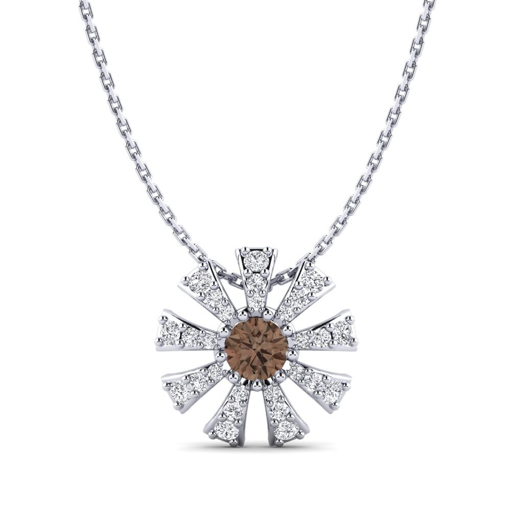Smoky Quartz Women's Pendant Mikanos