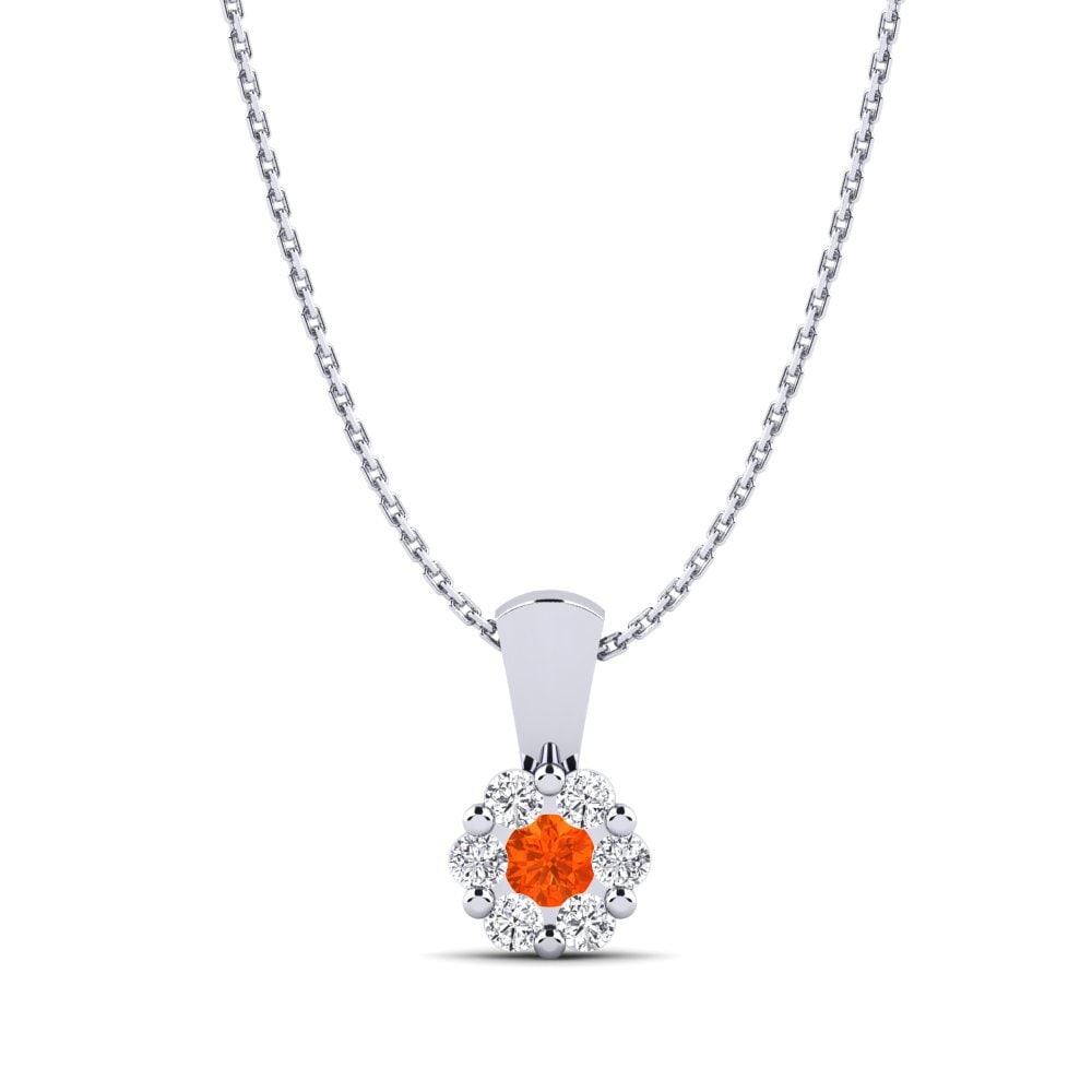 Fire Opal Women's Pendant Misty