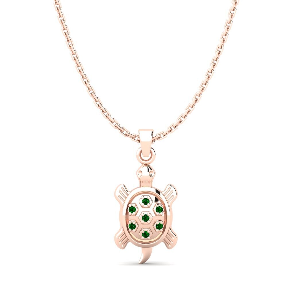 Zircone Vert Pendentif pour femme Morobe