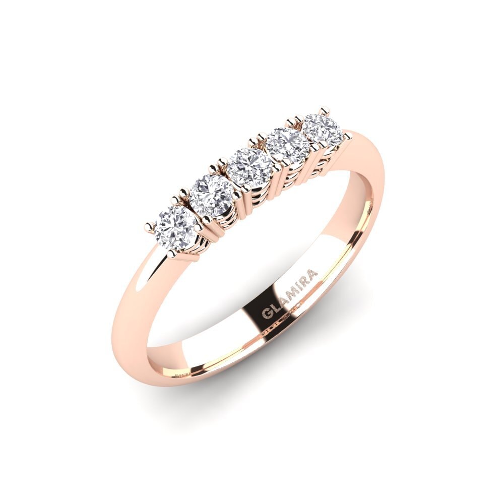 Rotgold 585 Verlobungsring Naomi