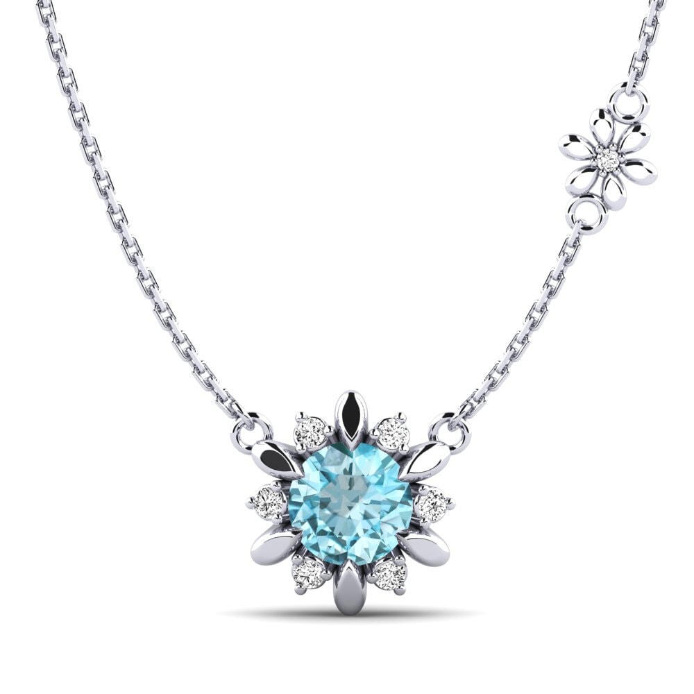 Blue Zircon Women's Necklace Neta