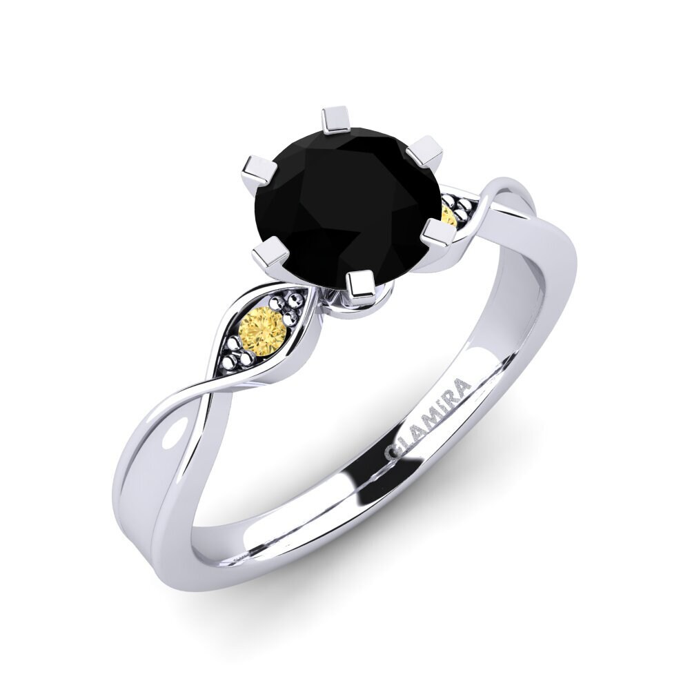 Platino Anillo de compromiso Neveda 1.0 crt