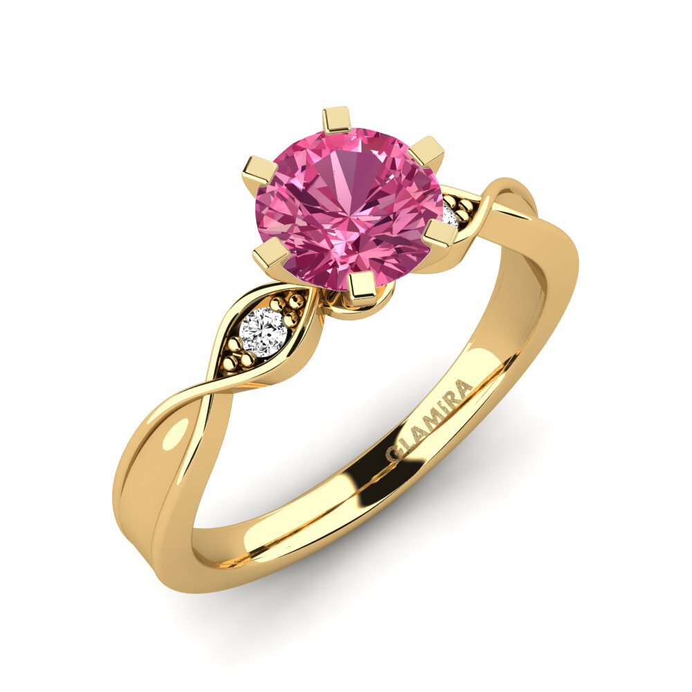Rosa Turmalin Verlobungsring Neveda 1.0 crt