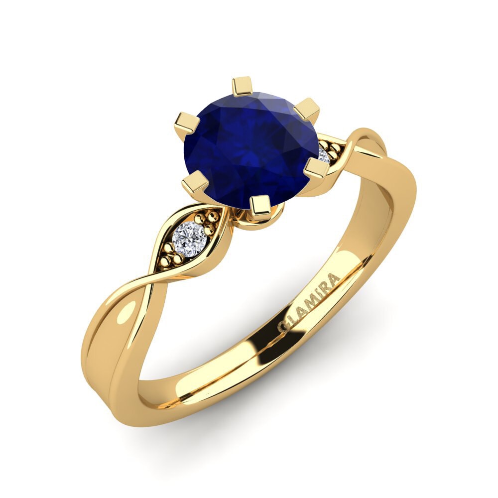 Zafiro Anillo de compromiso Neveda 1.0 crt