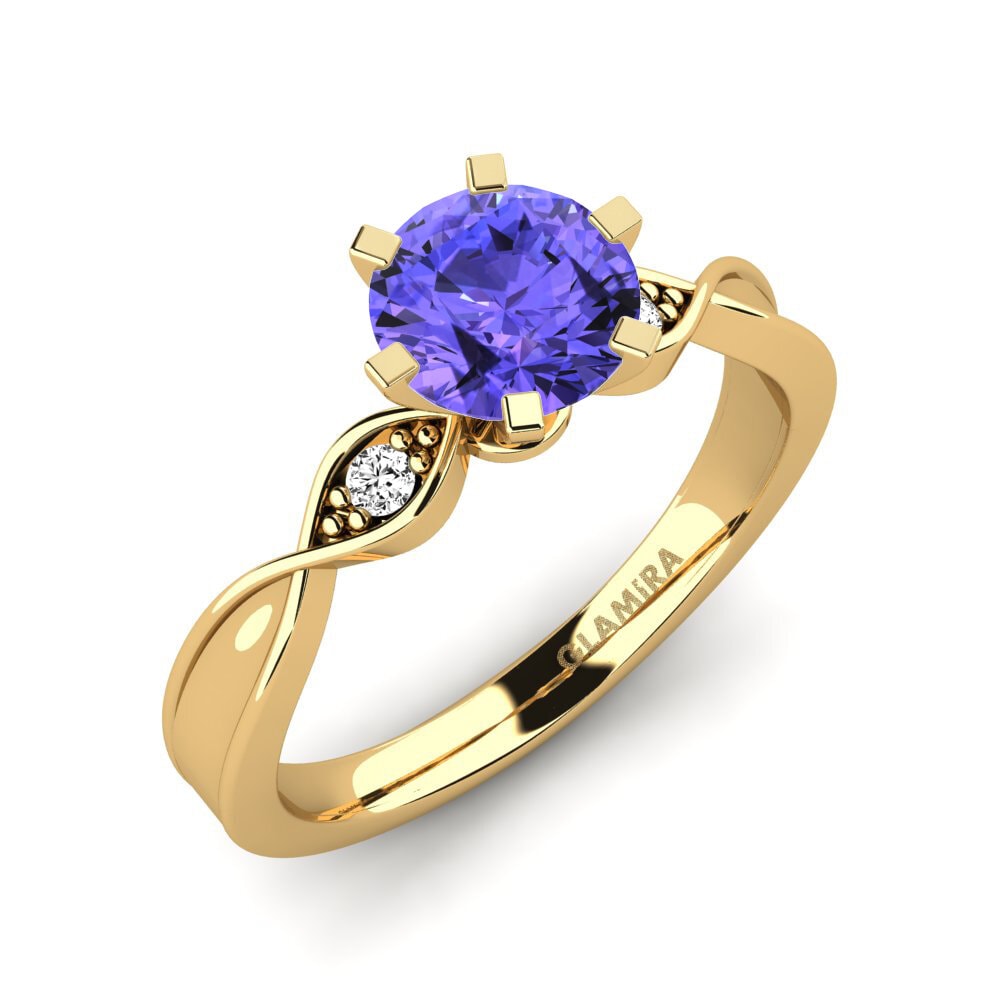 Tanzanita Anillo de compromiso Neveda 1.0 crt