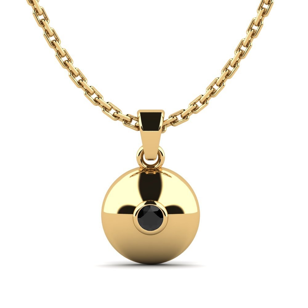 Black Sapphire Pendant Norber