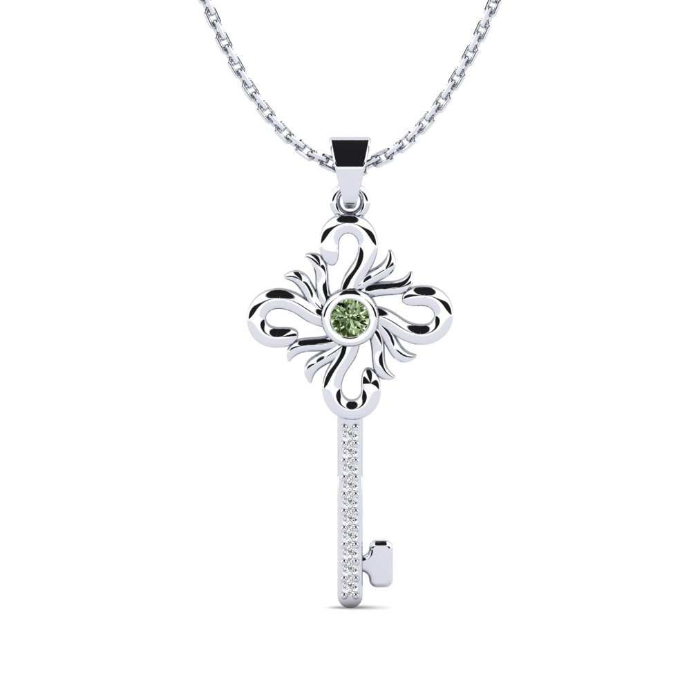Diamant Vert Pendentif pour femme Ottisha