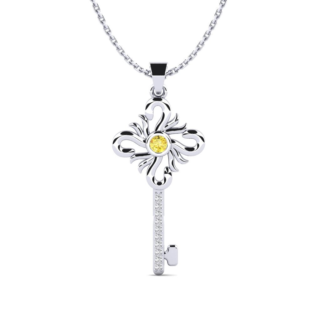 Yellow Sapphire Women's Pendant Ottisha