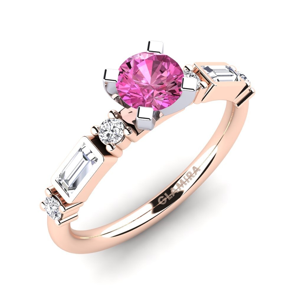 Pink Topaz Engagement Ring Palawan