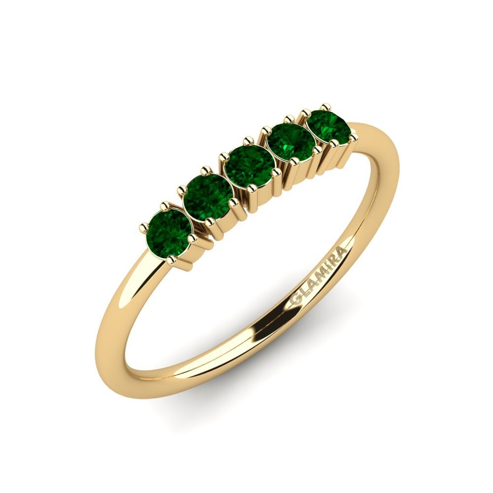 Circonita Verde Anillo de compromiso Palver