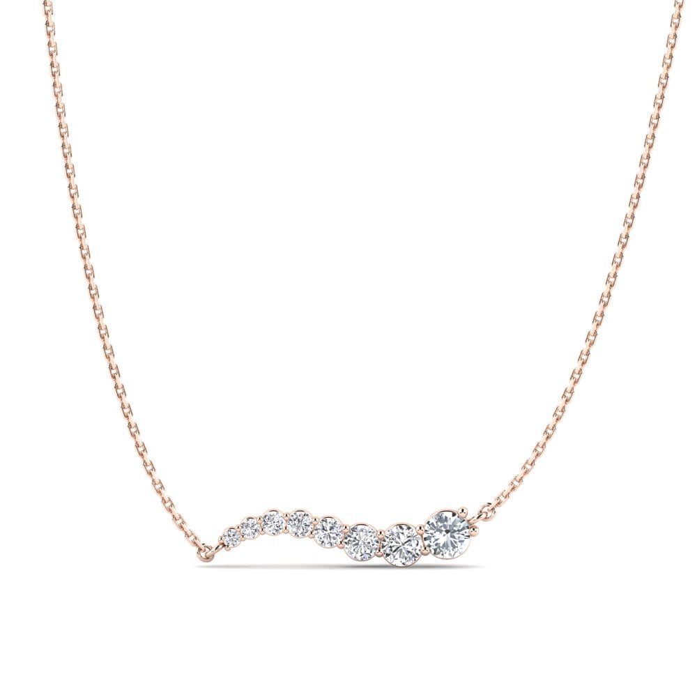 White Zircon Women's Necklace Paula