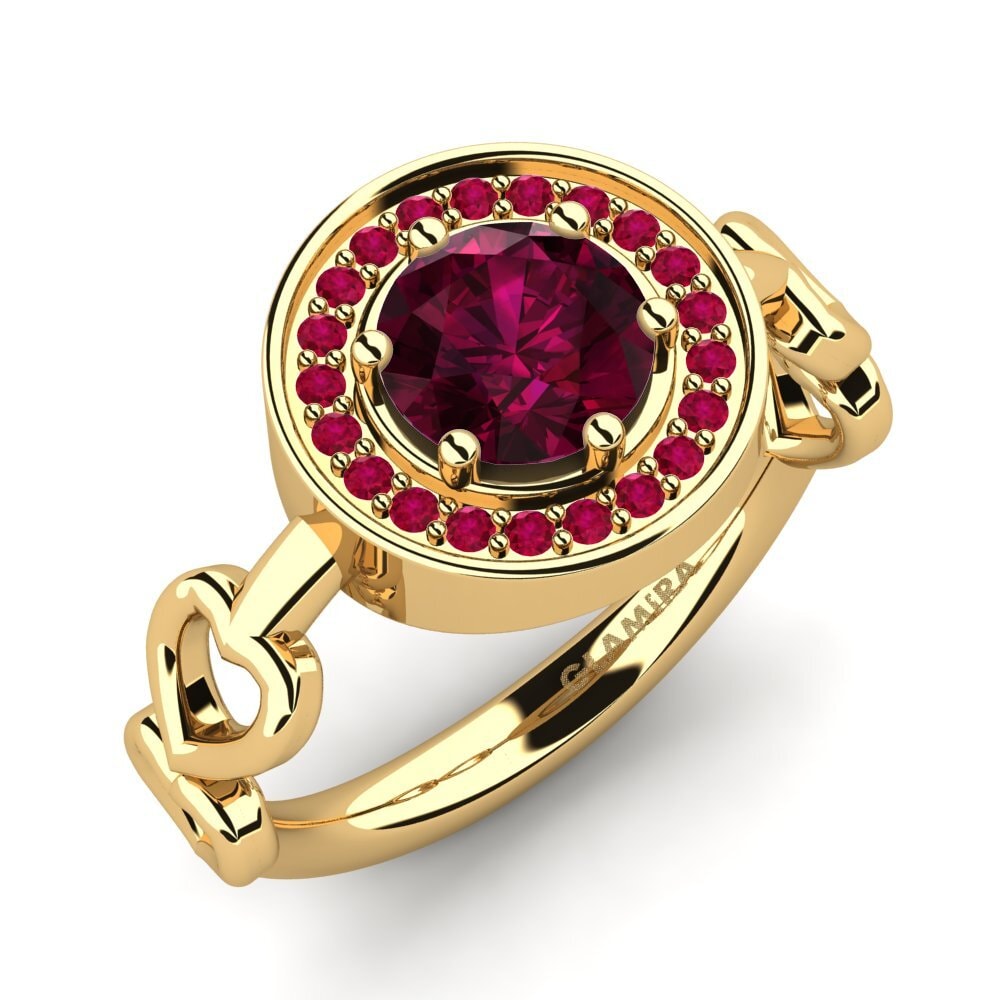 Rhodoliet Granaat Verlovingsring Piedad