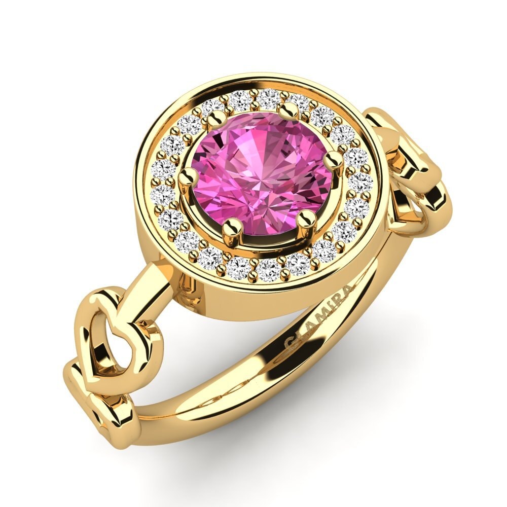 Pink Topaz Engagement Ring Piedad