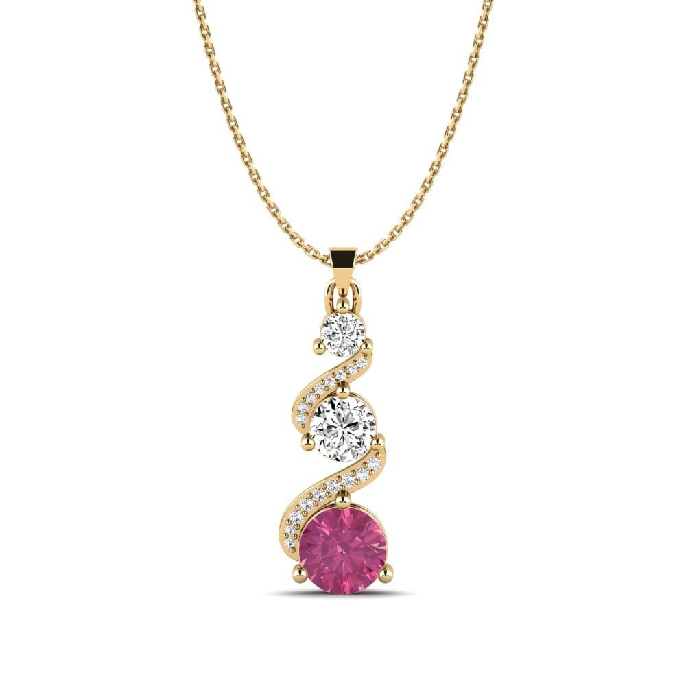 Pink Tourmaline Women's Pendant Polila