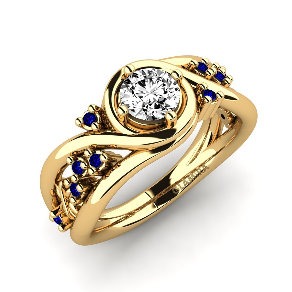 Đá Moissanite Nhẫn đính hôn Pravin