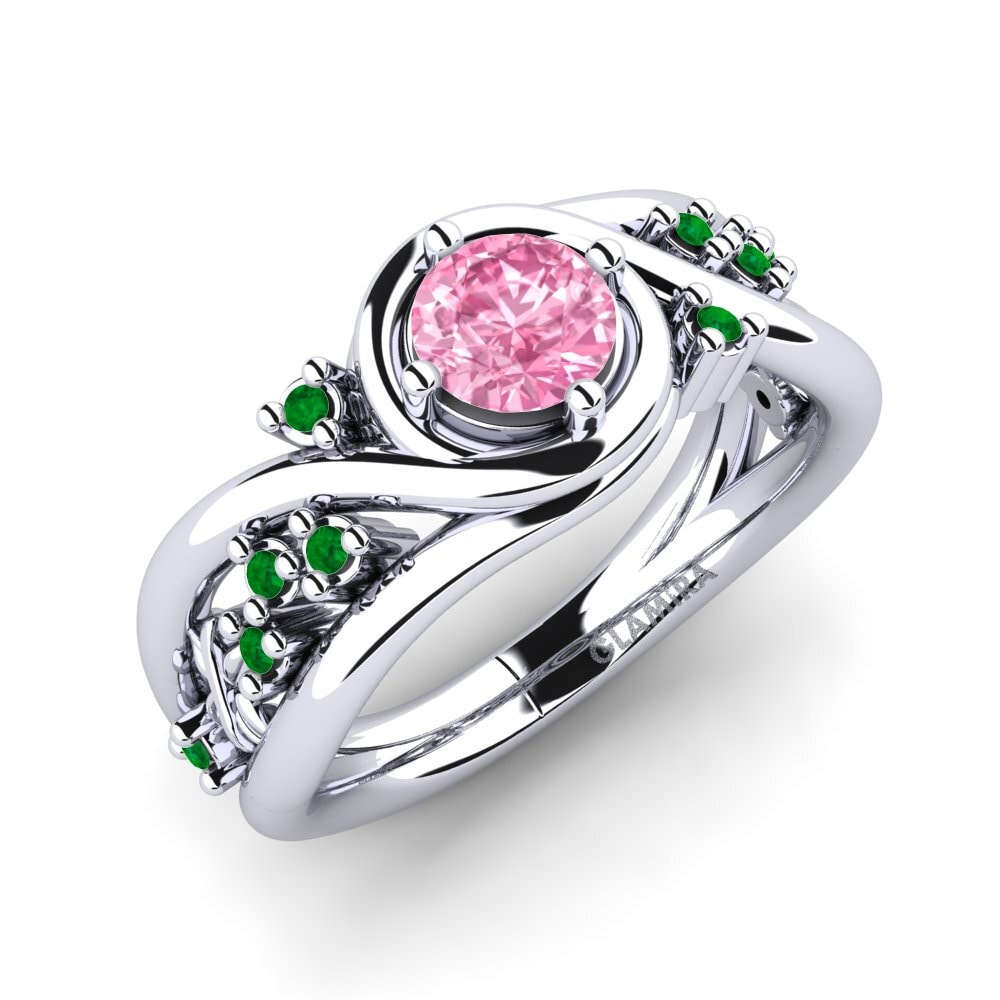 18ct White Gold Engagement Ring Pravin